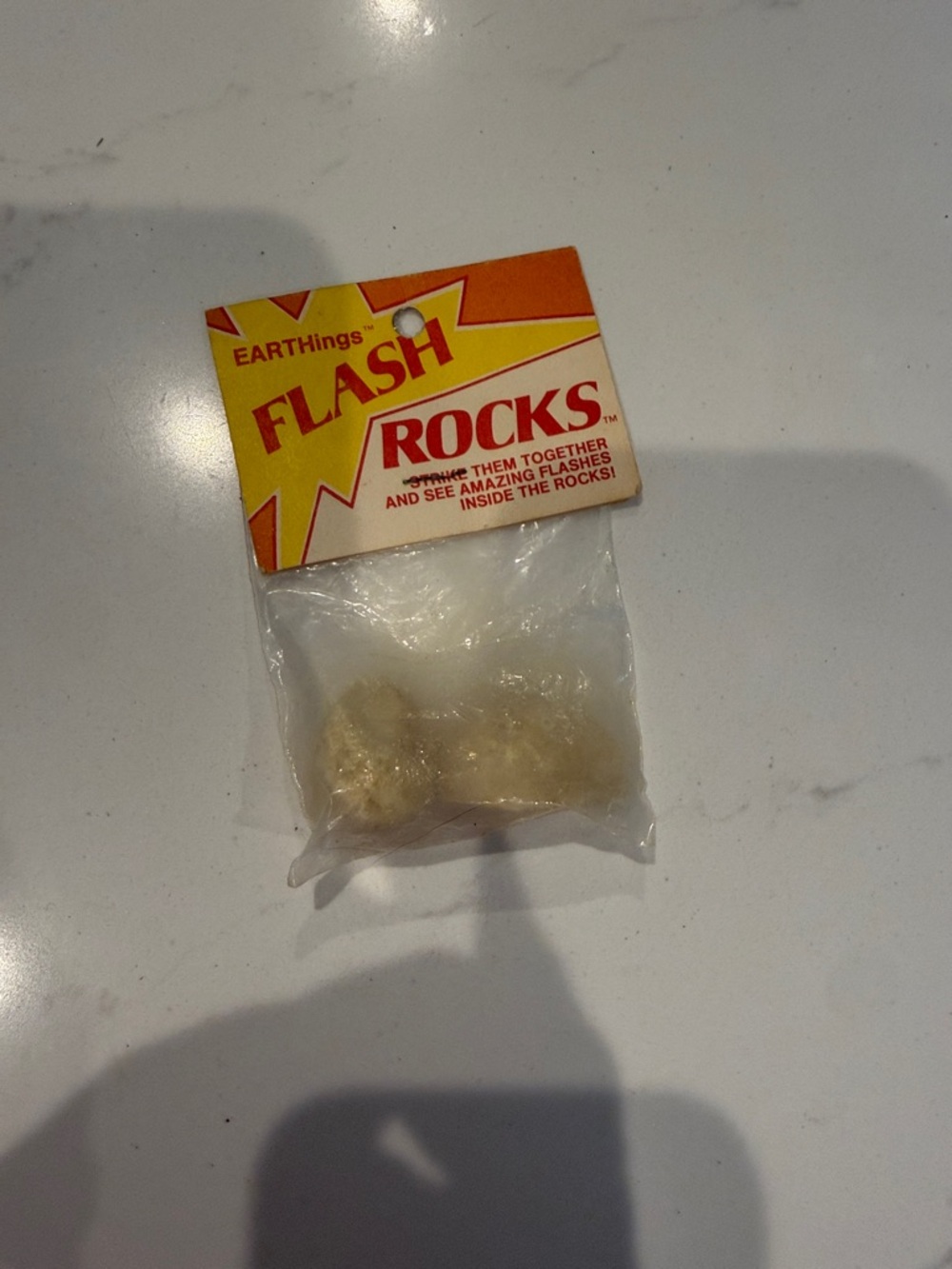 FLASH ROCKS Novelty Pack - Yellow/Tan